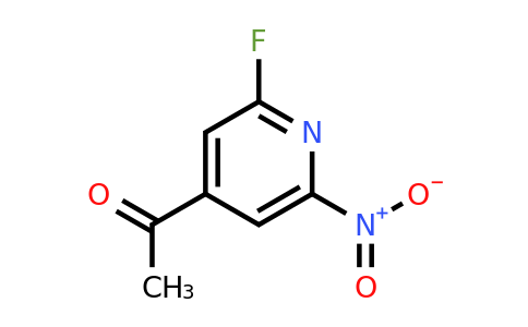 CAS 1393554-67-0 | 1-(2-Fluoro-6-nitropyridin-4-YL)ethanone
