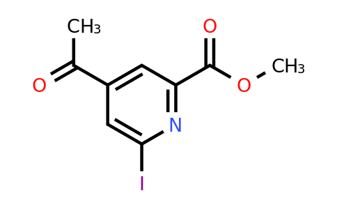 CAS 1393554-73-8 | Methyl 4-acetyl-6-iodopyridine-2-carboxylate