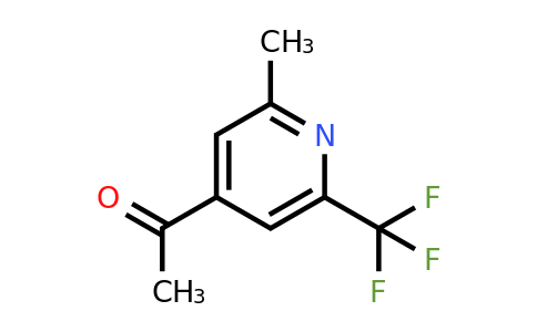 CAS 1393554-77-2 | 1-[2-Methyl-6-(trifluoromethyl)pyridin-4-YL]ethanone