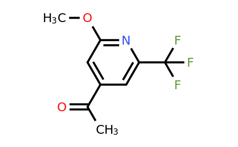 CAS 1393554-80-7 | 1-[2-Methoxy-6-(trifluoromethyl)pyridin-4-YL]ethanone