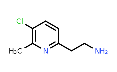 CAS 1393554-84-1 | 2-(5-Chloro-6-methylpyridin-2-YL)ethanamine