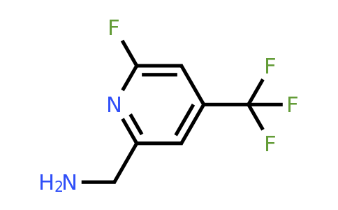 CAS 1393554-87-4 | [6-Fluoro-4-(trifluoromethyl)pyridin-2-YL]methylamine