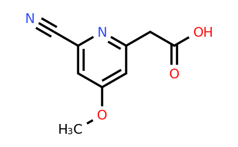 CAS 1393554-90-9 | (6-Cyano-4-methoxypyridin-2-YL)acetic acid