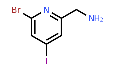 CAS 1393554-96-5 | (6-Bromo-4-iodopyridin-2-YL)methylamine