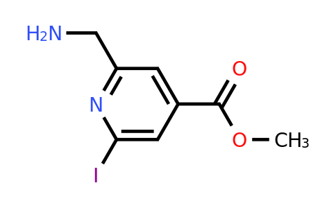 CAS 1393555-02-6 | Methyl 2-(aminomethyl)-6-iodoisonicotinate