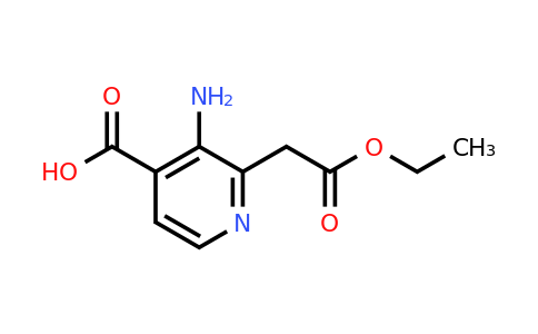 CAS 1393555-03-7 | 3-Amino-2-(2-ethoxy-2-oxoethyl)isonicotinic acid