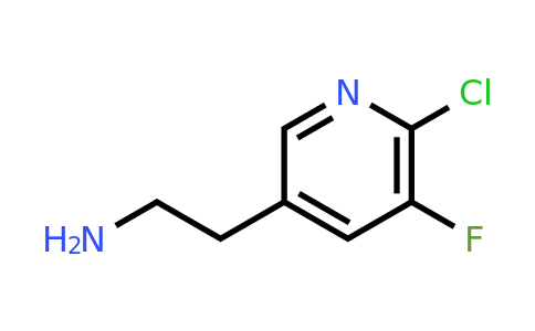 CAS 1393555-06-0 | 2-(6-Chloro-5-fluoropyridin-3-YL)ethanamine