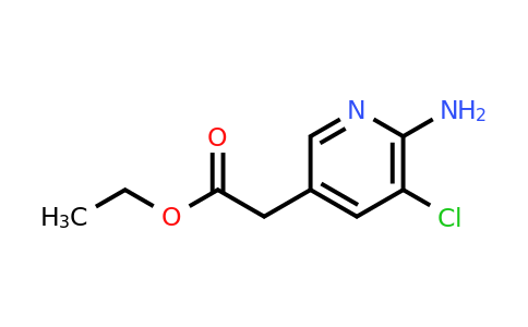 CAS 1393555-10-6 | Ethyl (6-amino-5-chloropyridin-3-YL)acetate