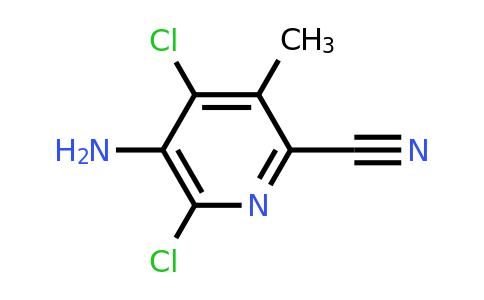 CAS 1393555-13-9 | 5-Amino-4,6-dichloro-3-methylpyridine-2-carbonitrile