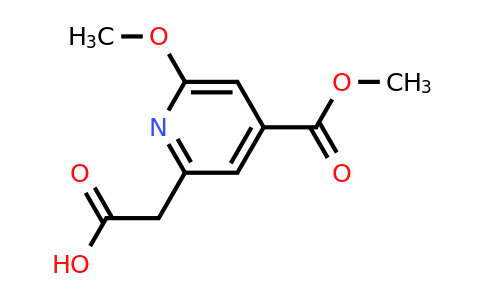 CAS 1393555-14-0 | [6-Methoxy-4-(methoxycarbonyl)pyridin-2-YL]acetic acid