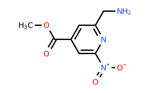 CAS 1393555-20-8 | Methyl 2-(aminomethyl)-6-nitroisonicotinate