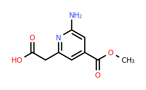 CAS 1393555-22-0 | [6-Amino-4-(methoxycarbonyl)pyridin-2-YL]acetic acid