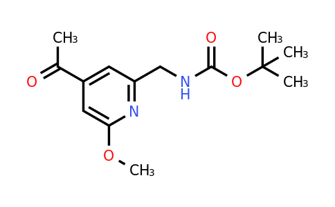 CAS 1393555-25-3 | Tert-butyl (4-acetyl-6-methoxypyridin-2-YL)methylcarbamate