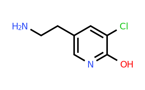CAS 1393555-27-5 | 5-(2-Aminoethyl)-3-chloropyridin-2-ol