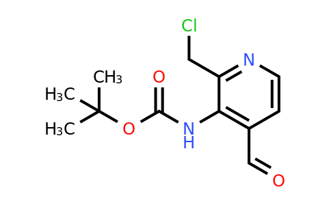 CAS 1393555-28-6 | Tert-butyl 2-(chloromethyl)-4-formylpyridin-3-ylcarbamate