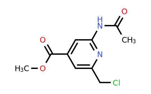 CAS 1393555-30-0 | Methyl 2-(acetylamino)-6-(chloromethyl)isonicotinate