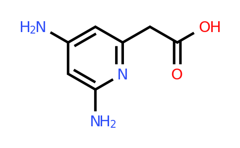 CAS 1393555-33-3 | (4,6-Diaminopyridin-2-YL)acetic acid