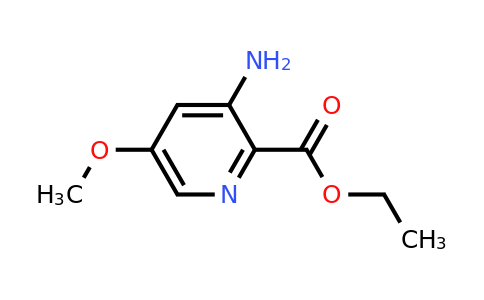 CAS 1393555-38-8 | Ethyl 3-amino-5-methoxypyridine-2-carboxylate