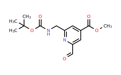 CAS 1393555-39-9 | Methyl 2-[[(tert-butoxycarbonyl)amino]methyl]-6-formylisonicotinate