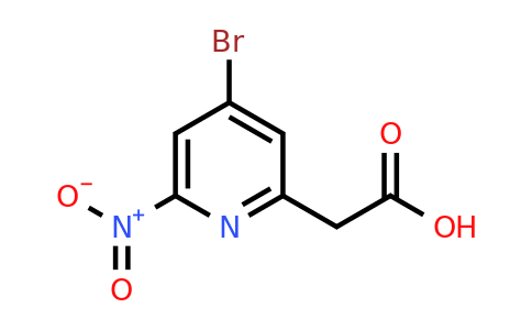 CAS 1393555-46-8 | (4-Bromo-6-nitropyridin-2-YL)acetic acid