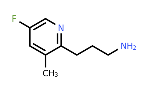 CAS 1393555-47-9 | 3-(5-Fluoro-3-methylpyridin-2-YL)propan-1-amine