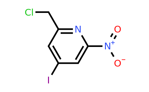 CAS 1393555-48-0 | 2-(Chloromethyl)-4-iodo-6-nitropyridine