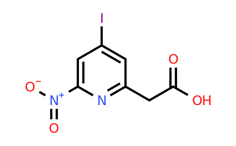CAS 1393555-52-6 | (4-Iodo-6-nitropyridin-2-YL)acetic acid