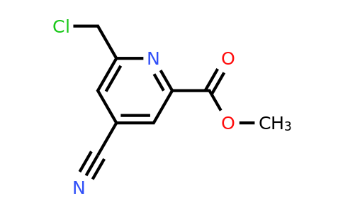 CAS 1393555-55-9 | Methyl 6-(chloromethyl)-4-cyanopyridine-2-carboxylate
