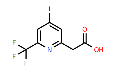 CAS 1393555-56-0 | [4-Iodo-6-(trifluoromethyl)pyridin-2-YL]acetic acid