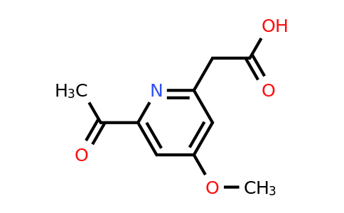 CAS 1393555-71-9 | (6-Acetyl-4-methoxypyridin-2-YL)acetic acid