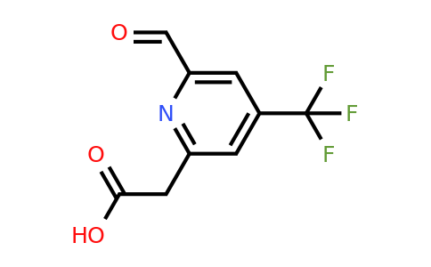 [6-Formyl-4-(trifluoromethyl)pyridin-2-YL]acetic acid