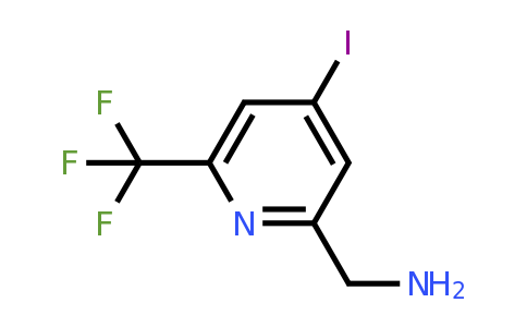 CAS 1393556-85-8 | [4-Iodo-6-(trifluoromethyl)pyridin-2-YL]methylamine
