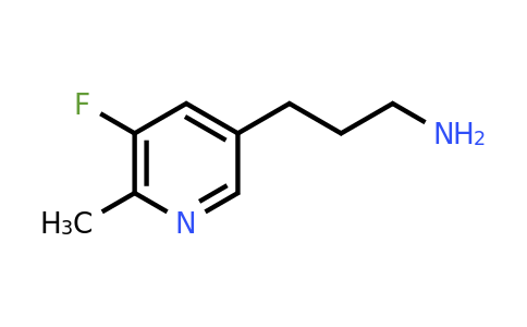 CAS 1393556-88-1 | 3-(5-Fluoro-6-methylpyridin-3-YL)propan-1-amine
