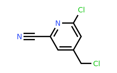 CAS 1393556-92-7 | 6-Chloro-4-(chloromethyl)pyridine-2-carbonitrile
