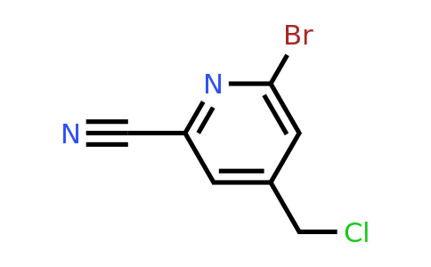 CAS 1393556-97-2 | 6-Bromo-4-(chloromethyl)pyridine-2-carbonitrile