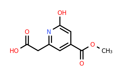 CAS 1393556-99-4 | [6-Hydroxy-4-(methoxycarbonyl)pyridin-2-YL]acetic acid