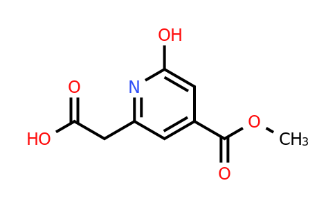 [6-Hydroxy-4-(methoxycarbonyl)pyridin-2-YL]acetic acid