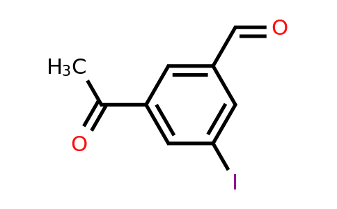CAS 1393557-00-0 | 3-Acetyl-5-iodobenzaldehyde