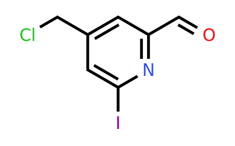 CAS 1393557-01-1 | 4-(Chloromethyl)-6-iodopyridine-2-carbaldehyde