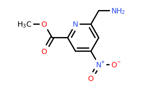 CAS 1393557-05-5 | Methyl 6-(aminomethyl)-4-nitropyridine-2-carboxylate
