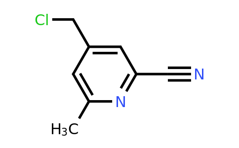 CAS 1393557-07-7 | 4-(Chloromethyl)-6-methylpyridine-2-carbonitrile