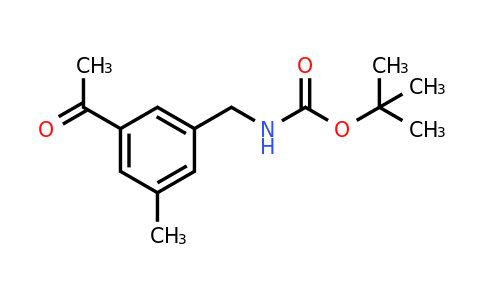 CAS 1393557-10-2 | Tert-butyl 3-acetyl-5-methylbenzylcarbamate