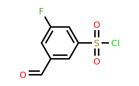 CAS 1393557-15-7 | 3-Fluoro-5-formylbenzenesulfonyl chloride
