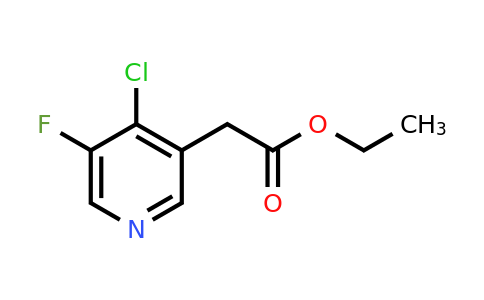 CAS 1393557-17-9 | Ethyl (4-chloro-5-fluoropyridin-3-YL)acetate