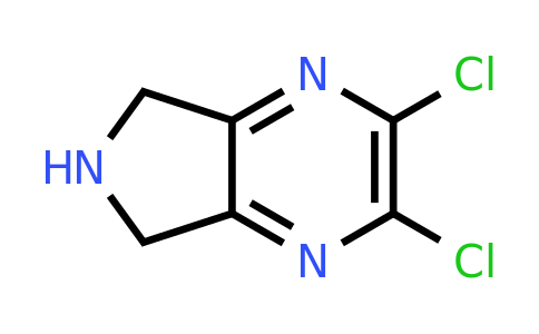 CAS 1393557-19-1 | 2,3-Dichloro-6,7-dihydro-5H-pyrrolo[3,4-B]pyrazine