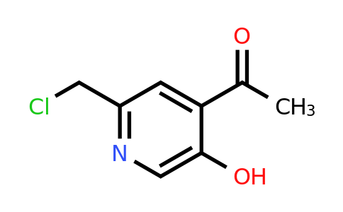 CAS 1393557-20-4 | 1-[2-(Chloromethyl)-5-hydroxypyridin-4-YL]ethanone