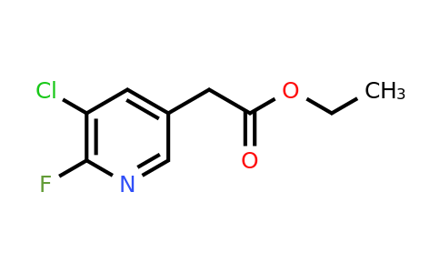 CAS 1393557-23-7 | Ethyl (5-chloro-6-fluoropyridin-3-YL)acetate