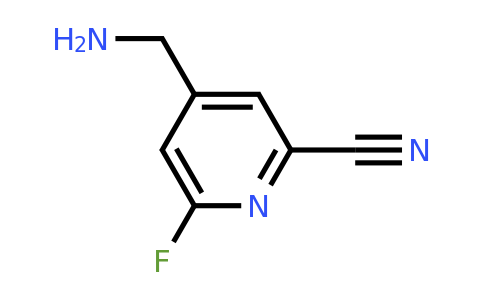 CAS 1393557-27-1 | 4-(Aminomethyl)-6-fluoropyridine-2-carbonitrile