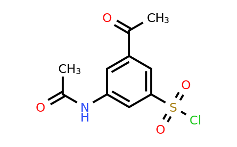 CAS 1393557-32-8 | 3-Acetyl-5-(acetylamino)benzenesulfonyl chloride