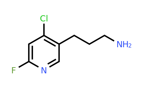 CAS 1393557-33-9 | 3-(4-Chloro-6-fluoropyridin-3-YL)propan-1-amine